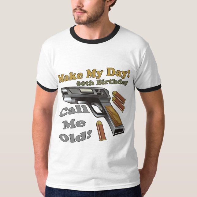 T-shirt Faites mes soixantième cadeaux d'anniversaire de (Devant)