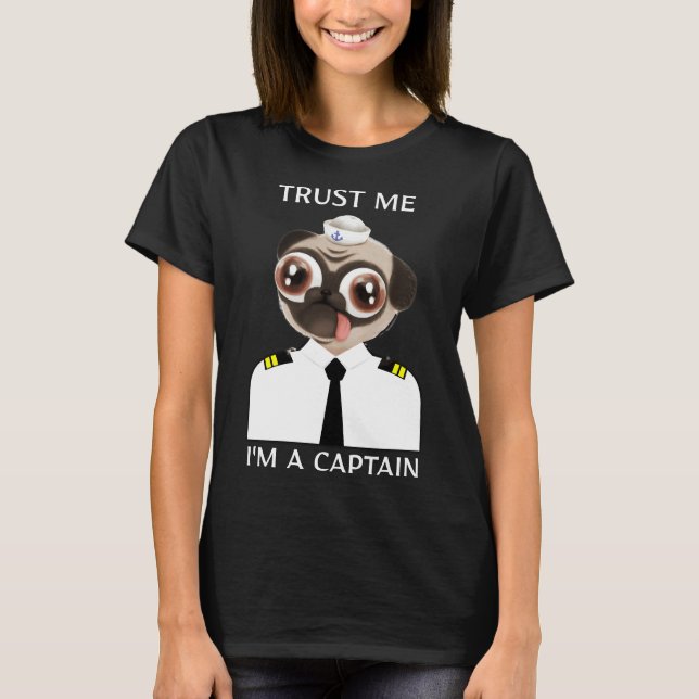 T-shirt Faites-moi confiance I&x27 ; m A Captain Funny Car (Devant)