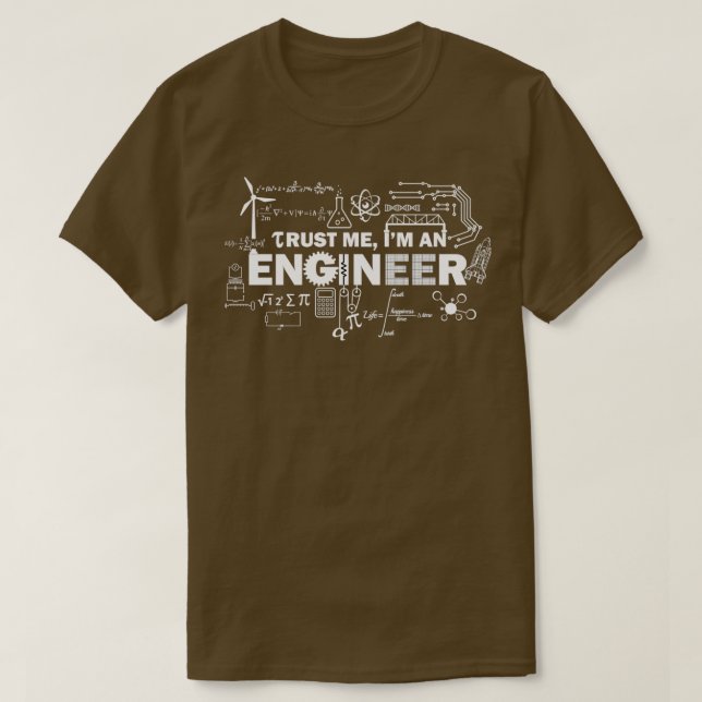 T-shirt Faites-moi confiance Im Un Ingénieur 1 (Design devant)