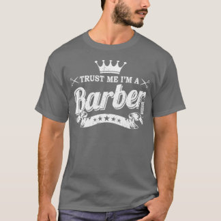 T-shirt Faites-moi confiance Ix27m A Barber School Graduat