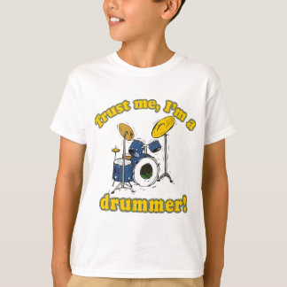 T-shirt Faites-moi confiance je suis un batteur