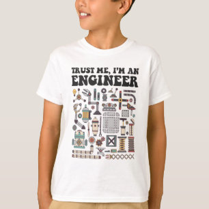 T-shirt Faites-moi confiance, je suis un ingénieur