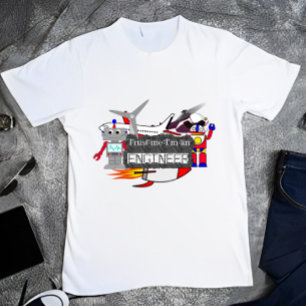 T-shirt Faites-moi confiance Je suis un ingénieur LCD Styl