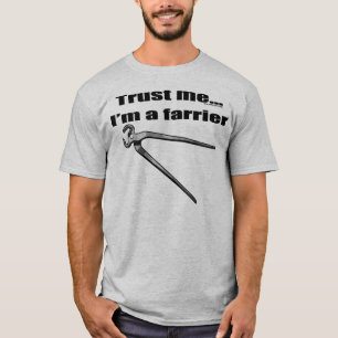 T-shirt Faites-moi confiance je suis un maréchal-ferrant