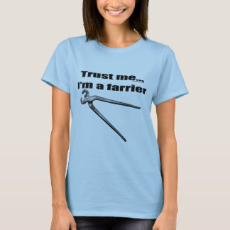 T-shirt Faites-moi confiance je suis un maréchal-ferrant