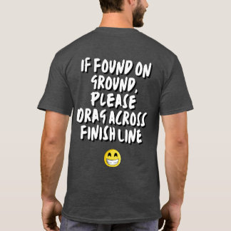 T-shirt Faites-Moi Traverser La Ligne Finale Des Marathons