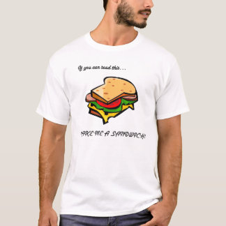 T-shirt Faites-moi un sandwich