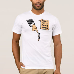 T-shirt Faites-moi un sandwich