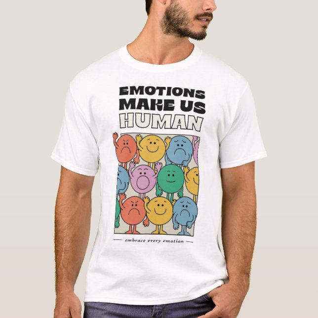 T-shirt Faites-nous une citation positive sur la santé men (Devant)