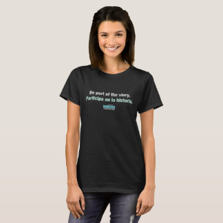 T-shirt Faites partie de la pièce en t des femmes
