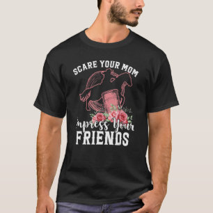 T-shirt Faites Peur à votre maman Imprimer vos amis Barrel