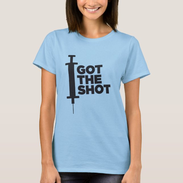 T-shirt Faites savoir aux gens que vous avez eu la balle (Devant)