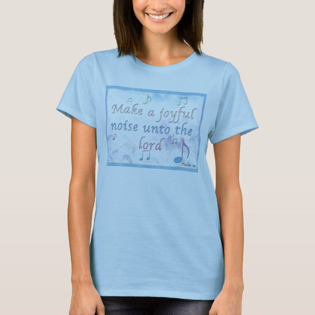 T-shirt Faites un bruit joyeux (Devant)