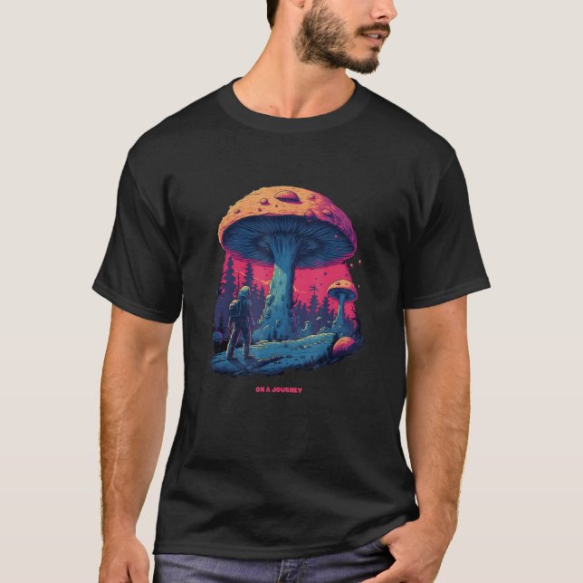 T-shirt Faites un voyage dans un champignon, Nature Lover  (Devant)