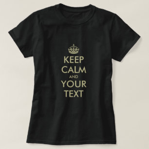 T-shirt Faites vos propres garder la parodie calme de