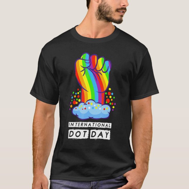 T-shirt Faites Votre Marque Voir Où Il Prend, Jour Rainbow (Devant)