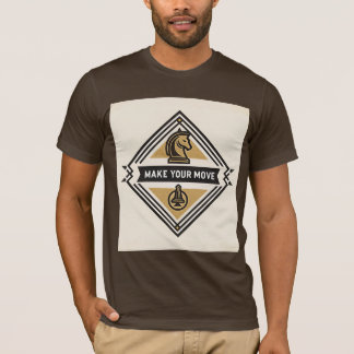 T-shirt Faites Votre Mouvement – Conception de Pièce d'Éch