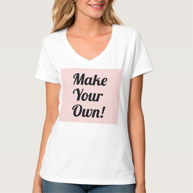 T-shirt Faites votre propre impression personnalisée (Devant)