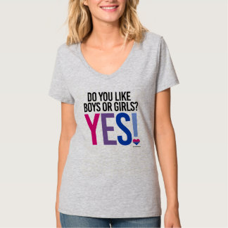 T-shirt Faites-vous aiment des garçons ou des filles -