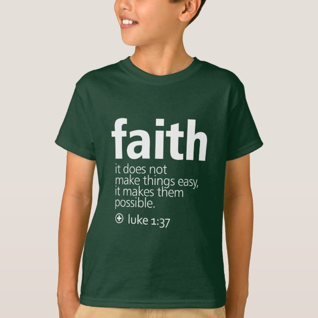 T-shirt Faith (Devant)