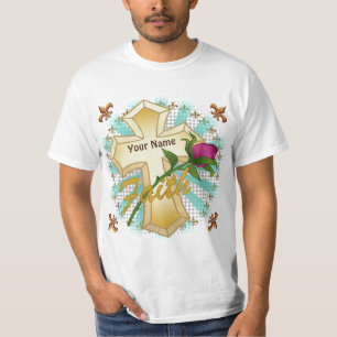T-shirt Faith Christian Cross