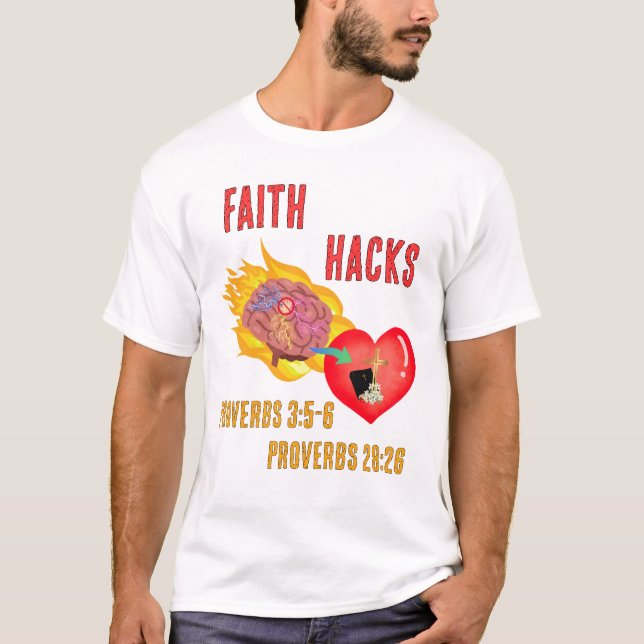T-shirt Faith Hacks (Devant)