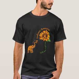 T-shirt Faith Hope Combattre l'amour Leucémie Sensibilisat
