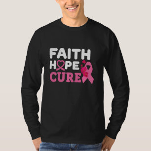 T-shirt Faith Hope Cure