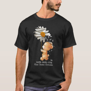 T-shirt Faith Hope Cure Zebra Rare Disease Awareness