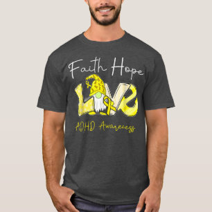 T-shirt Faith Hope Love Ajouter Une Sensibilisation