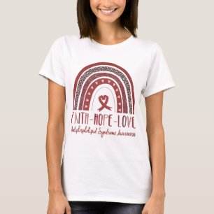 T-shirt Faith Hope Love Antiphospholipides Syndrome Lauréa