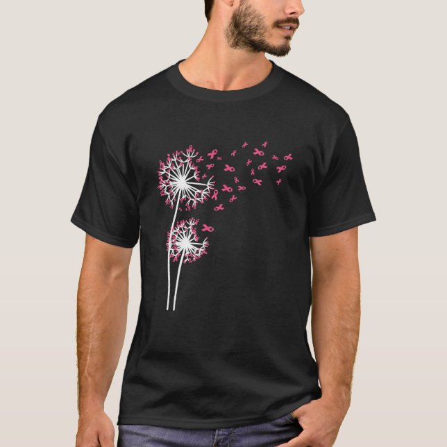 T-shirt Faith Hope Love Cancer du sein Sensibilisation Dan (Devant)
