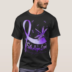 T-shirt Faith Hope Love Fibromyalgie Sensibilisation Drago