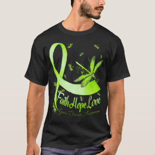 T-shirt Faith Hope Love Lyme Maladie Sensibilisation Drago