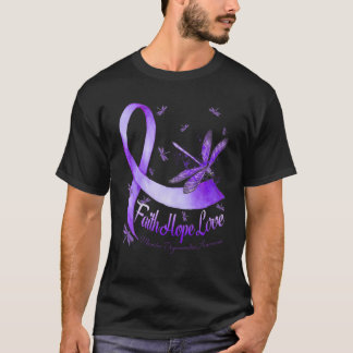 T-shirt Faith Hope Love Macular DegenerAwareness Dra