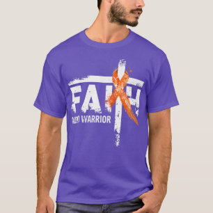 T-shirt Faith TDAH Sensibilisation Orange Ruban Christian 