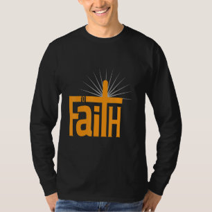 T-shirt Faith Trust Cross Bible Verse Christian 1