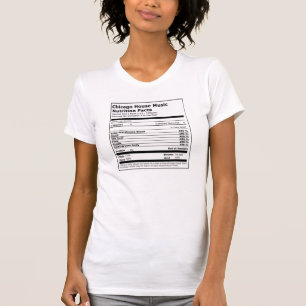 T-shirt Faits de nutrition de musique de Chambre de