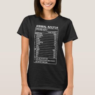 T-shirt Faits Extraordinaires Gardien d'animaux pendant le