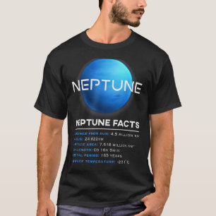 T-shirt Faits sur Neptune - Astronomie spatiale des planèt