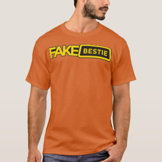 T-shirt Fake Bestie Drôle Couples qui correspondent aux me