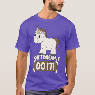 T-shirt Fake Unicorn Pony Drôle Motivation