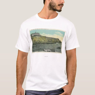 T-shirt Falaise de tête chauve et extérieur de Chambre de