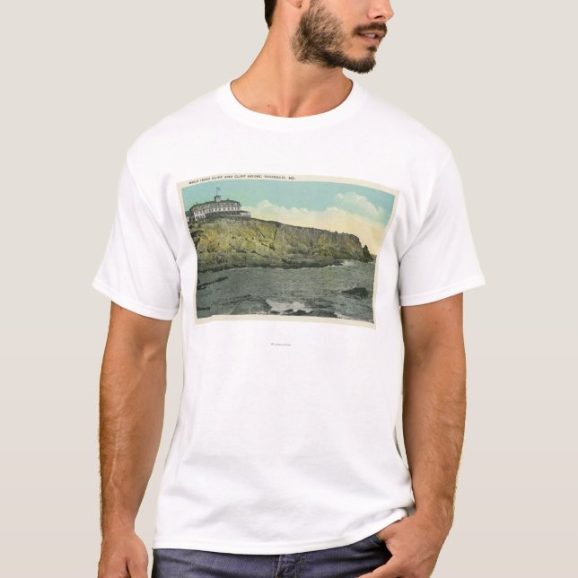 T-shirt Falaise de tête chauve et extérieur de Chambre de (Devant)