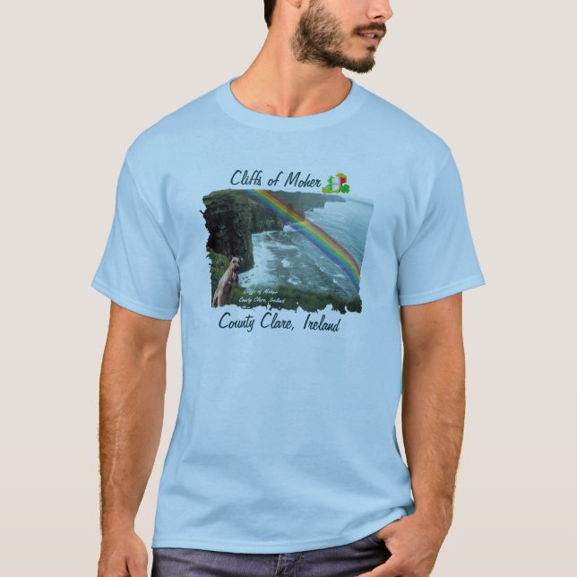 T-shirt Falaises extraordinaires de la conception #3 de (Devant)