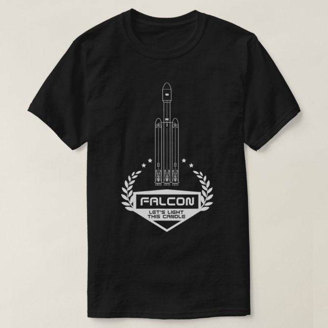 T-shirt FALCON Mettons en lumière cet espace dragon de l'é (Design devant)