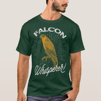 T-shirt Falcon Whisperer Inséparables Tee Falconry Chasse