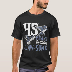 T-shirt Falconer 45 ans Anniversaire Falconry