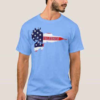 T-shirt Falconer américain