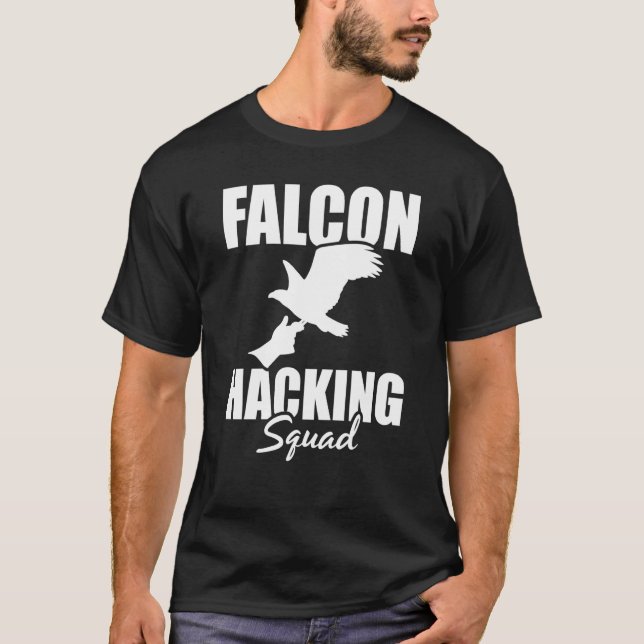 T-shirt Falconer Chasseur Falconer Tracker Chasse au canar (Devant)